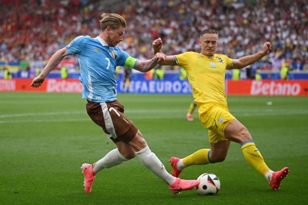 Kết quả Euro 2024: Hòa Ukraine, Bỉ giành quyền vào vòng 1/8